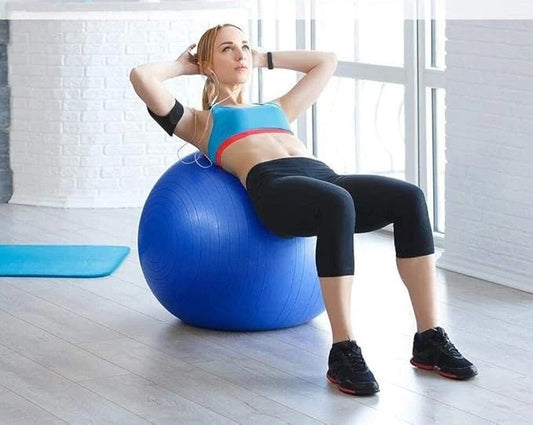 LORDEX Anti-Burst Exercise Ball for Fitness & Core Training
