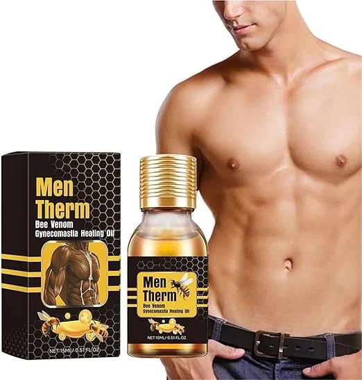 Men Therm Bee Venom Warming Massage Oil for Men