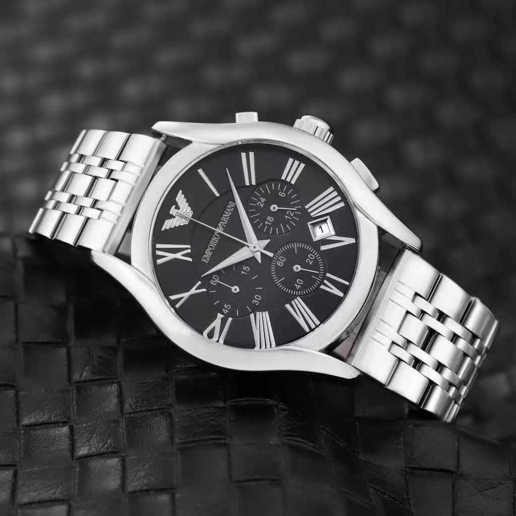 Emporio Armani Men's Chronograph Stainless Steel Watch