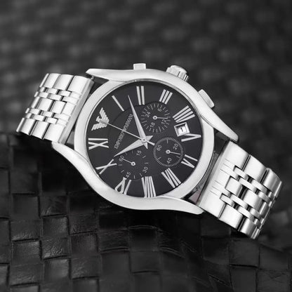 Emporio Armani Men's Chronograph Stainless Steel Watch