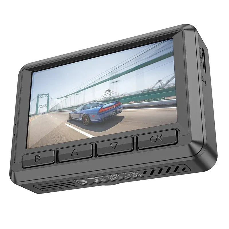 Hoco DV3 Dual-Camera Driving Recorder with 2.45″ IPS Display