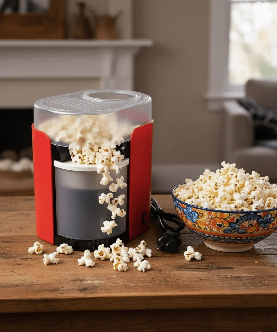 1200W Oil-Free Hot Air Popcorn Maker