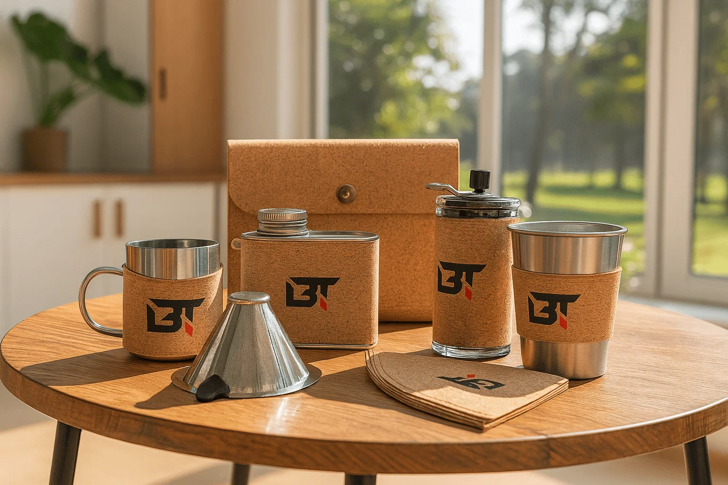 BT Portable Pour-Over Coffee Brewing Set with Carry Case