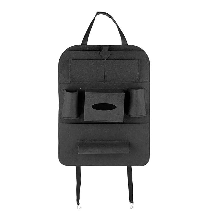 Universal Car Seat Back Organizer with Tablet & Phone Holder