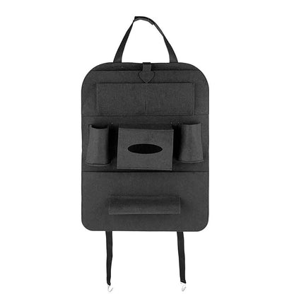 Universal Car Seat Back Organizer with Tablet & Phone Holder