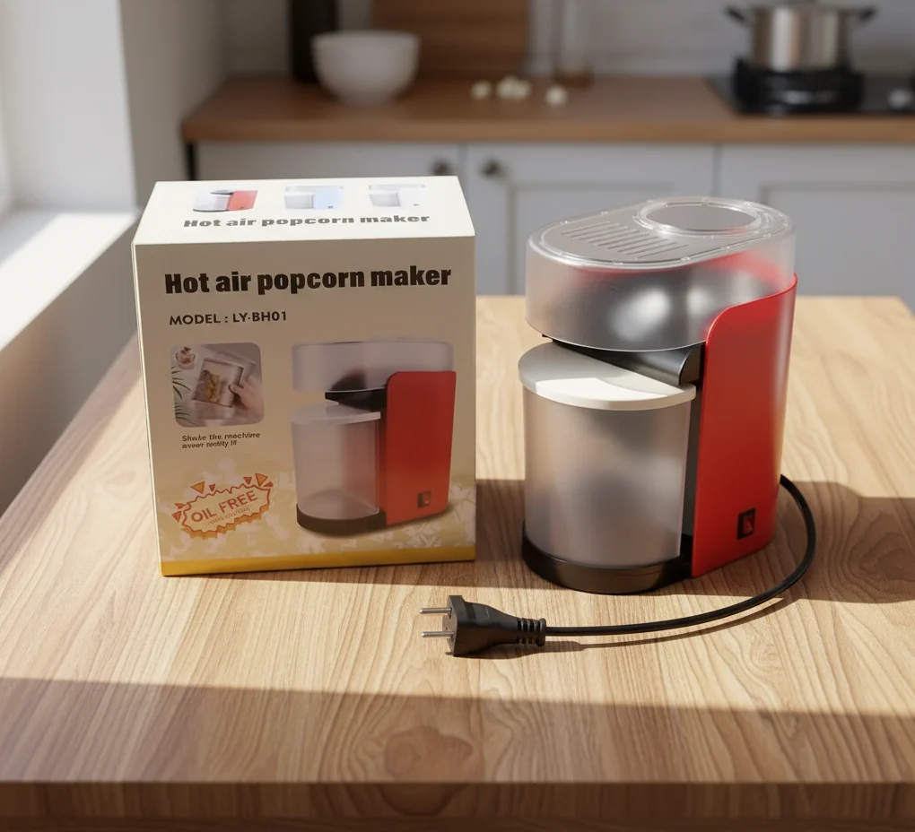 1200W Oil-Free Hot Air Popcorn Maker