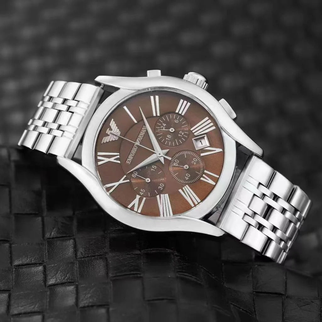 Emporio Armani Men's Chronograph Stainless Steel Watch