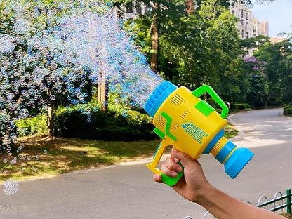 Rocket 48-Hole Electric Bubble Machine for Kids
