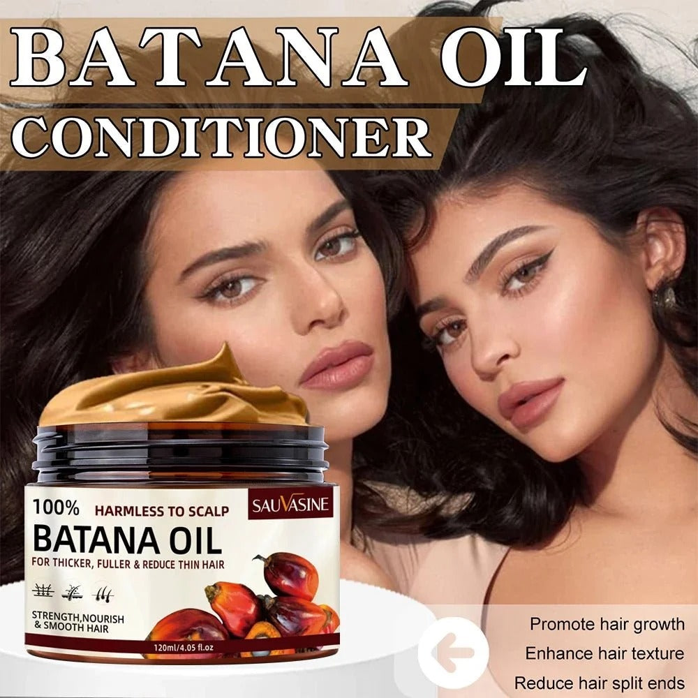 SAUVASINE Batana Hair Oil for Nourished & Fuller-Looking Hair