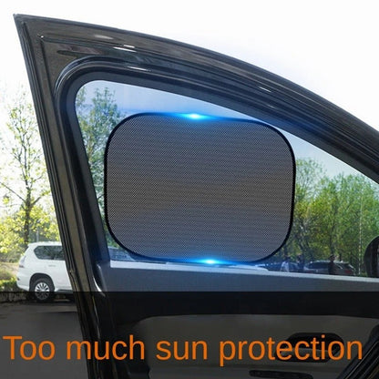 4-Pack Car Window Sunshades with Electrostatic Cling
