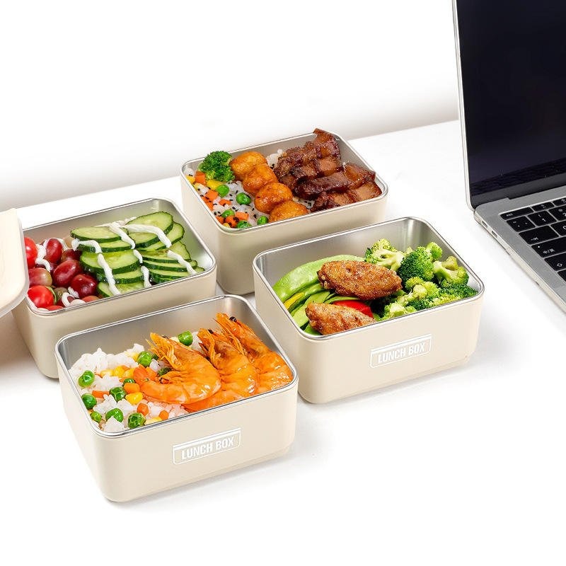 3-Piece Lunch Box Set with Insulated Carry Bag