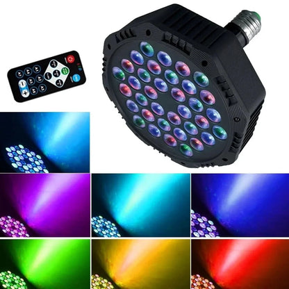 36-LED Multi-Function PAR Light with Remote Control