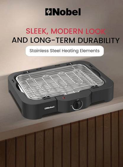 Nobel 2000W Electric BBQ Grill with Adjustable Heat Control