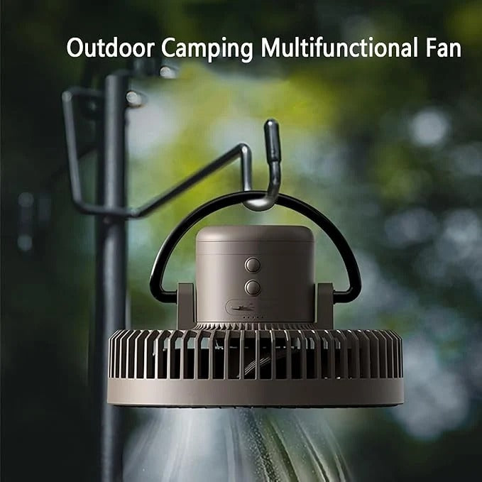 Portable Outdoor Camping Fan with Adjustable Tripod Stand