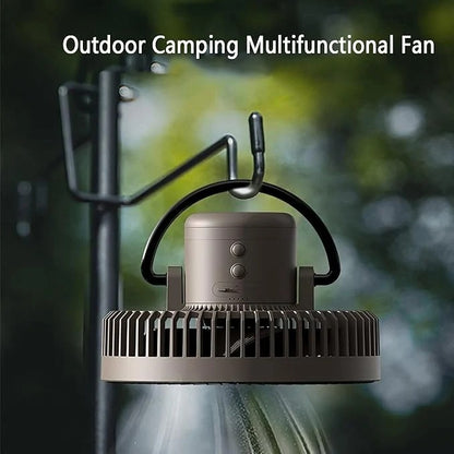 Portable Outdoor Camping Fan with Adjustable Tripod Stand