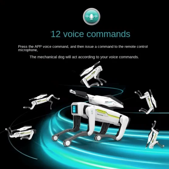 Smart AI Robot Dog – Multifunctional Interactive Toy for Kids