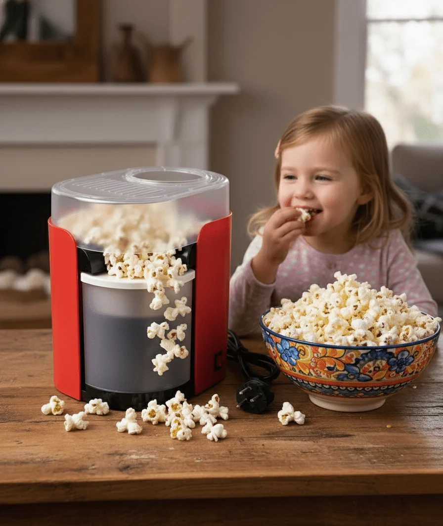 1200W Oil-Free Hot Air Popcorn Maker