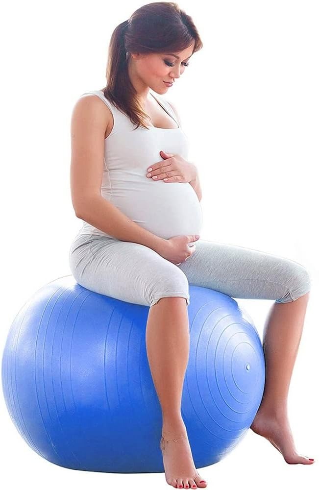 LORDEX Anti-Burst Exercise Ball for Fitness & Core Training