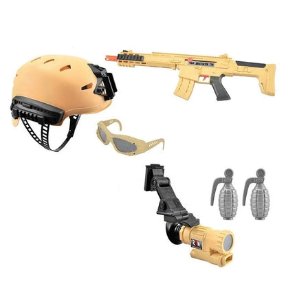 Police Pretend Play Toy Set for Kids with Helmet & Accessories