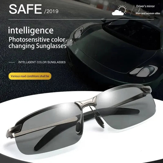 Smart Photochromic Polarized Sunglasses with UV400 Protection