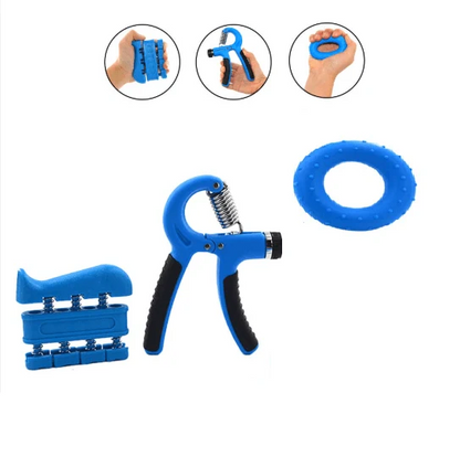 LORDEX 3-in-1 Hand Grip & Finger Strength Trainer