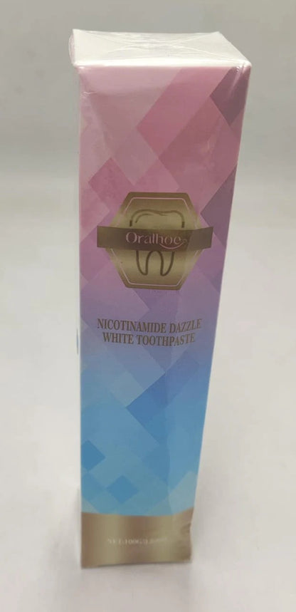Oralhoe Nicotinamide Dazzle White Toothpaste for Freshness & Whitening