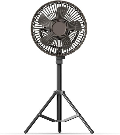 Portable Outdoor Camping Fan with Adjustable Tripod Stand
