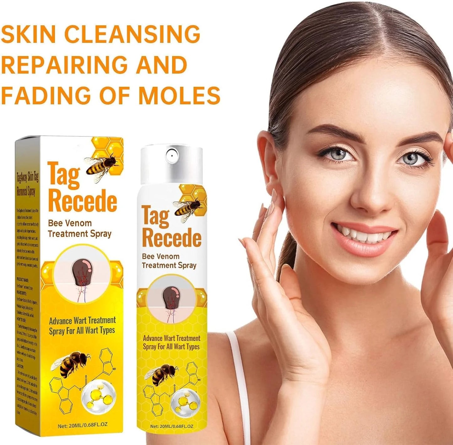 Tag Recede Bee Venom Wart & Skin Tag Repair Spray