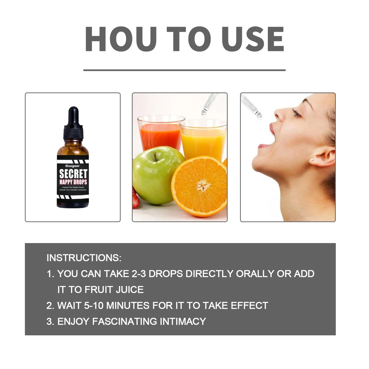 Googear Secret Happy Drops for Women