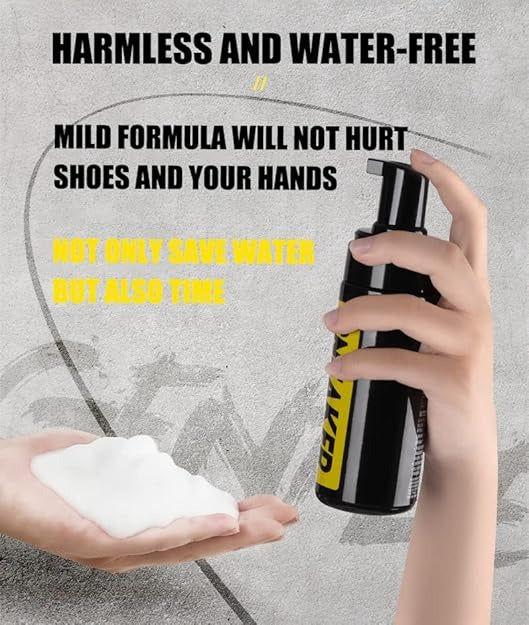 Poetry Health Sneaker Cleaning Kit with Foam Cleaner & Brush