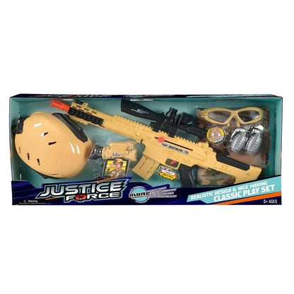 Police Pretend Play Toy Set for Kids with Helmet & Accessories