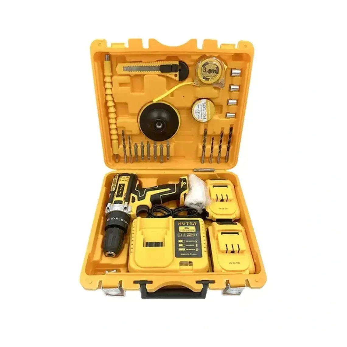 KUTRA 48V Brushless Cordless Drill with Variable Speed & Torque Control