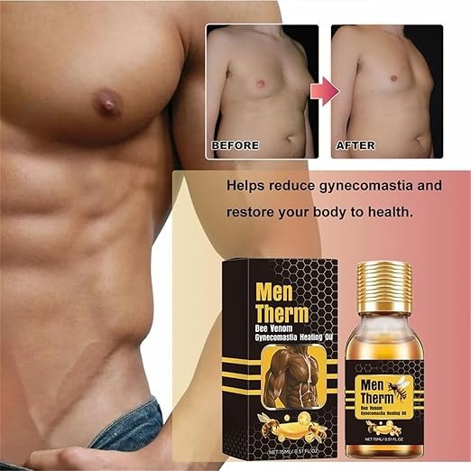 Men Therm Bee Venom Warming Massage Oil for Men