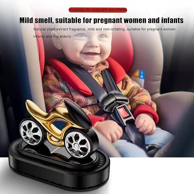 Solar Dynamic Locomotive Car Fragrance & Dashboard Ornament