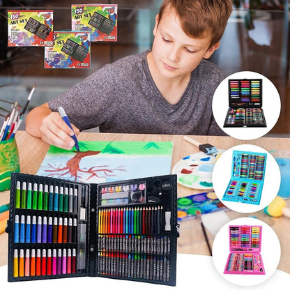 Kubeixiong Corner 150-Piece Complete Art Set for Kids