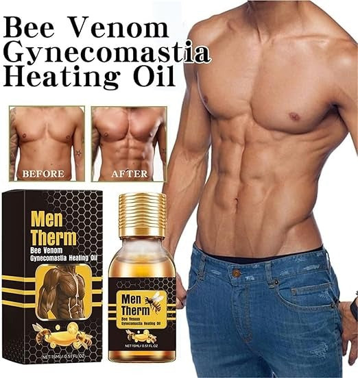 Men Therm Bee Venom Warming Massage Oil for Men