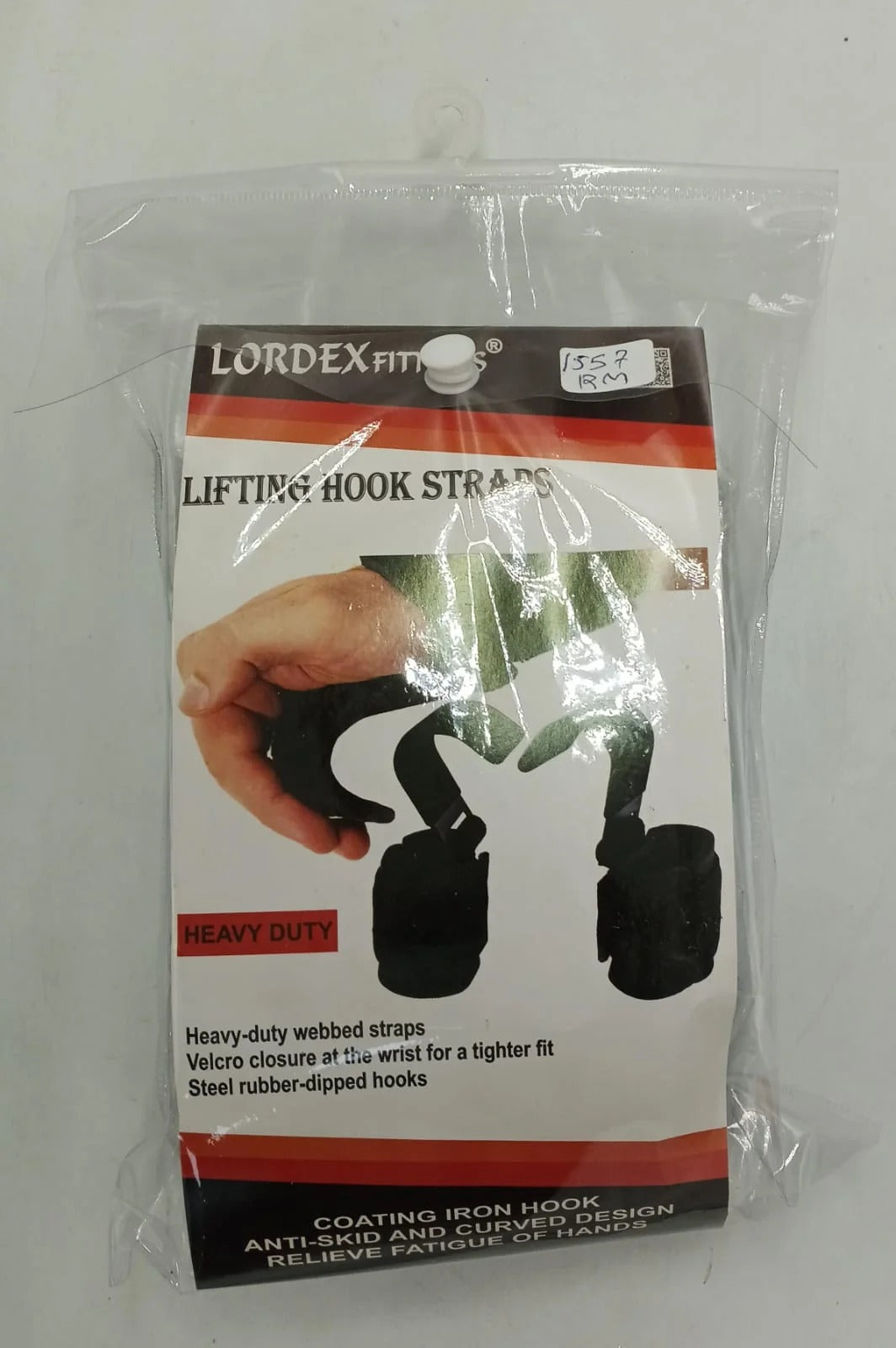 LORDEX Heavy-Duty Weightlifting Hook Straps