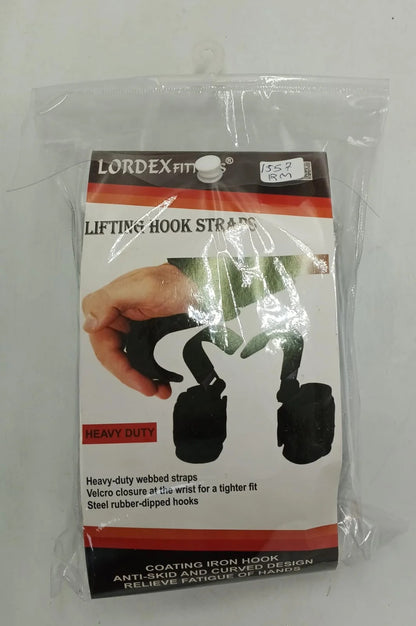 LORDEX Heavy-Duty Weightlifting Hook Straps
