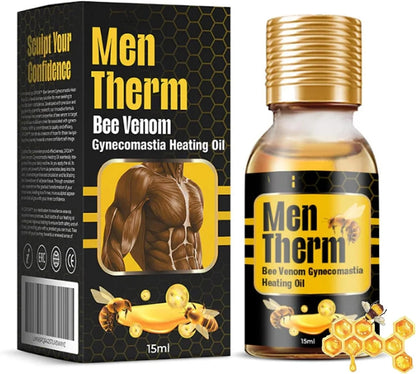 Men Therm Bee Venom Warming Massage Oil for Men