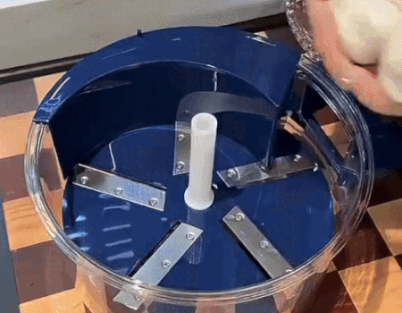 Manual Fruit & Vegetable Peeler with Transparent Bowl