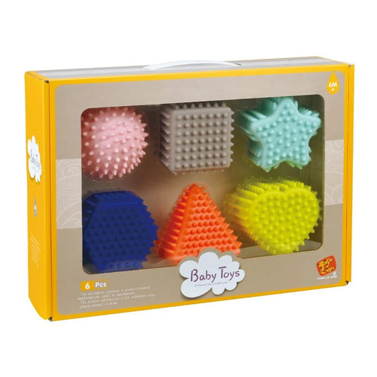 Tang Le Xing 6-Piece Textured Baby Sensory Toy Set