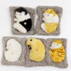 Realistic Sleeping Cat Plush Toy with Sound & Soft Cushion
