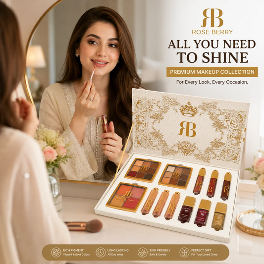 Rose Berry Complete Luxury Makeup Gift Set