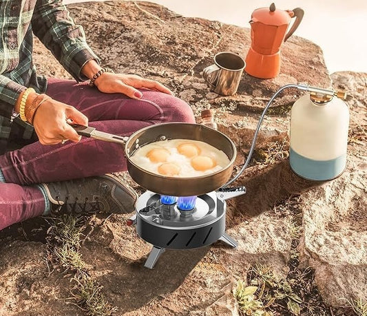 Compact Gas Stove for Outdoor Cooking