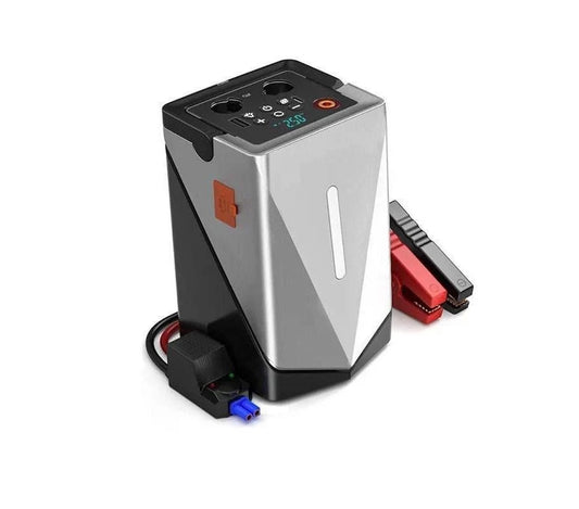 Portable 12V Car Jump Starter with Air Blower & Power Bank
