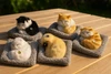 Realistic Sleeping Cat Plush Toy with Sound & Soft Cushion