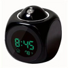 LCD Cube Digital Alarm Clock with Temperature Display