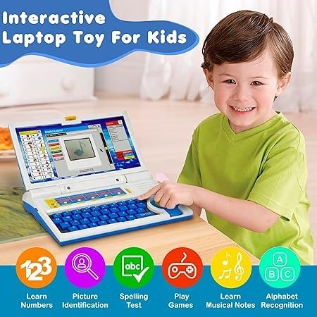 English Learner Kids Laptop – 20 Activity Educational Toy
