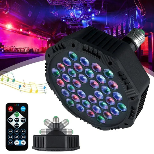 36-LED Multi-Function PAR Light with Remote Control