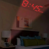 LCD Cube Digital Alarm Clock with Temperature Display